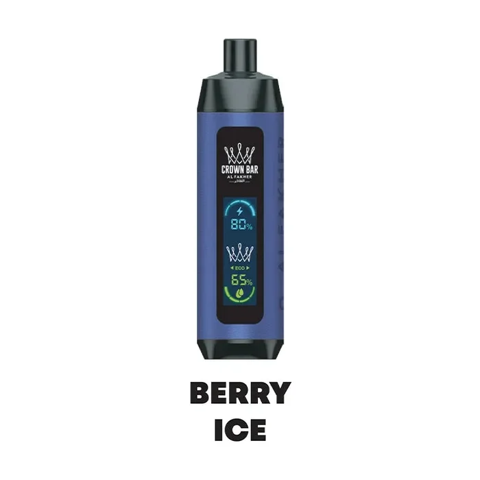 AL FAKHER CROWN BAR DISPOSABLE BERRY ICE 8000 PUFFS