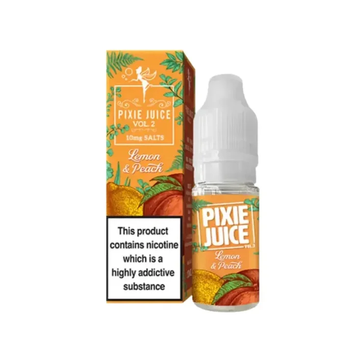 Pixie Juice Lemon & Peach 10ml Nic Salt E-liquid