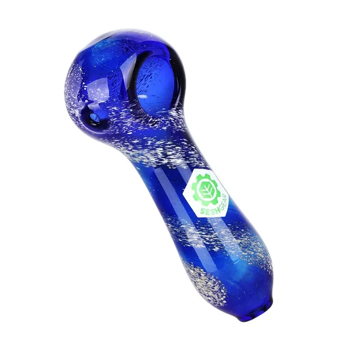 SeshGear Galactic Stew Glass Spoon Pipe – 4″