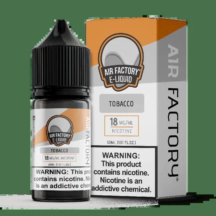 Tobacco SALT – Air Factory E-Liquids – 30mL